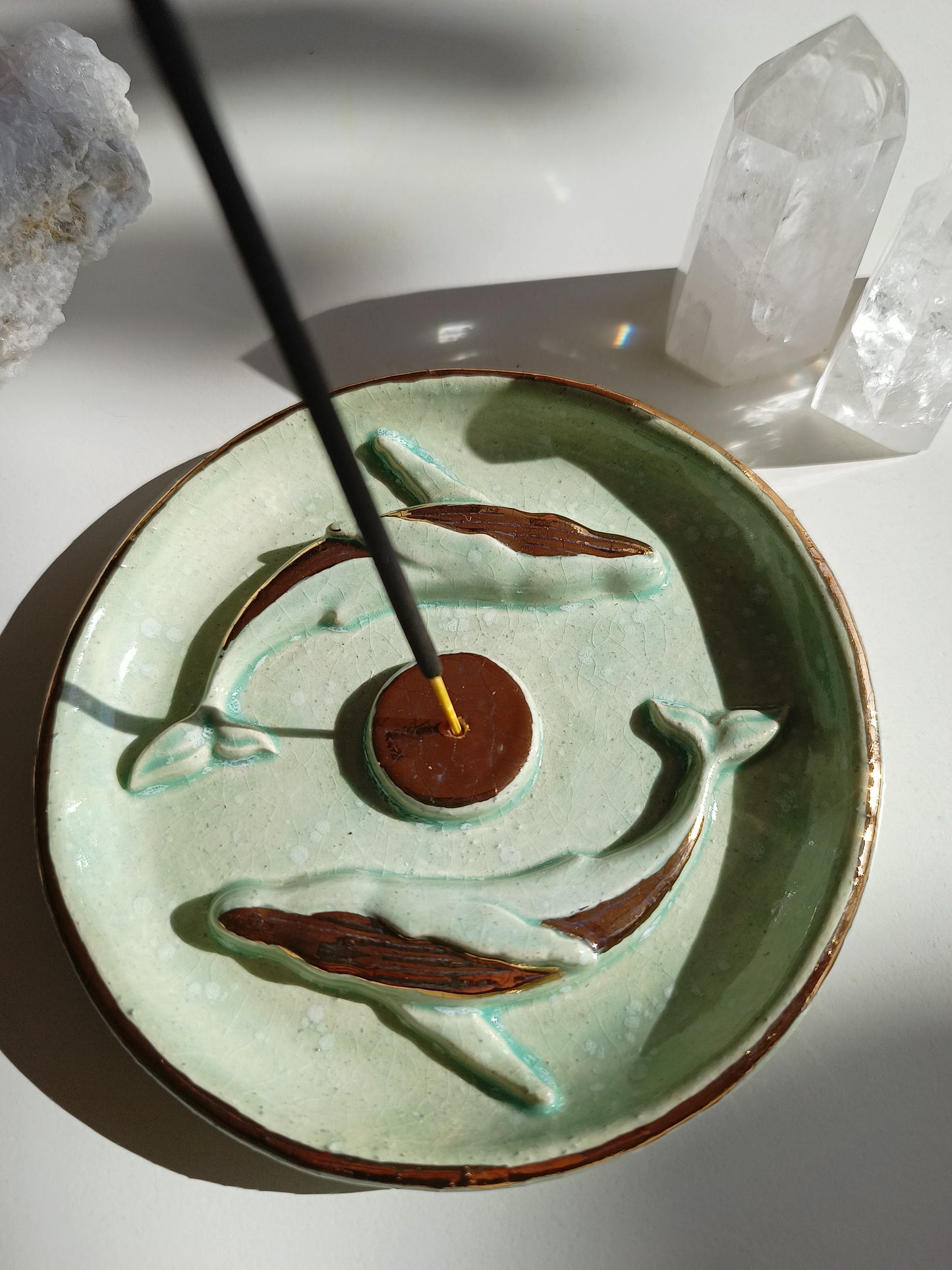 Porta incienso Doble Ballenita