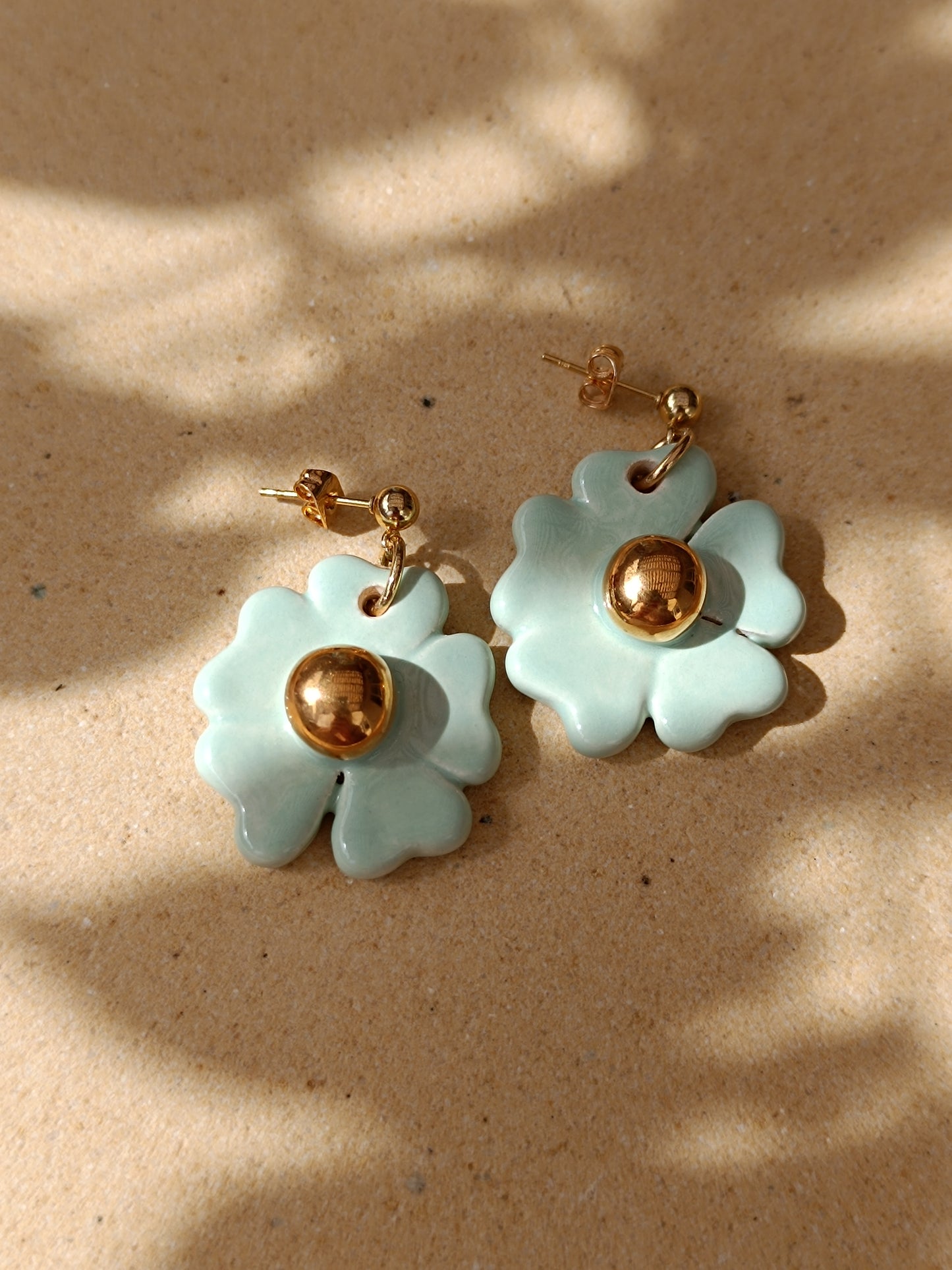 Aritos Flor - Base Punto