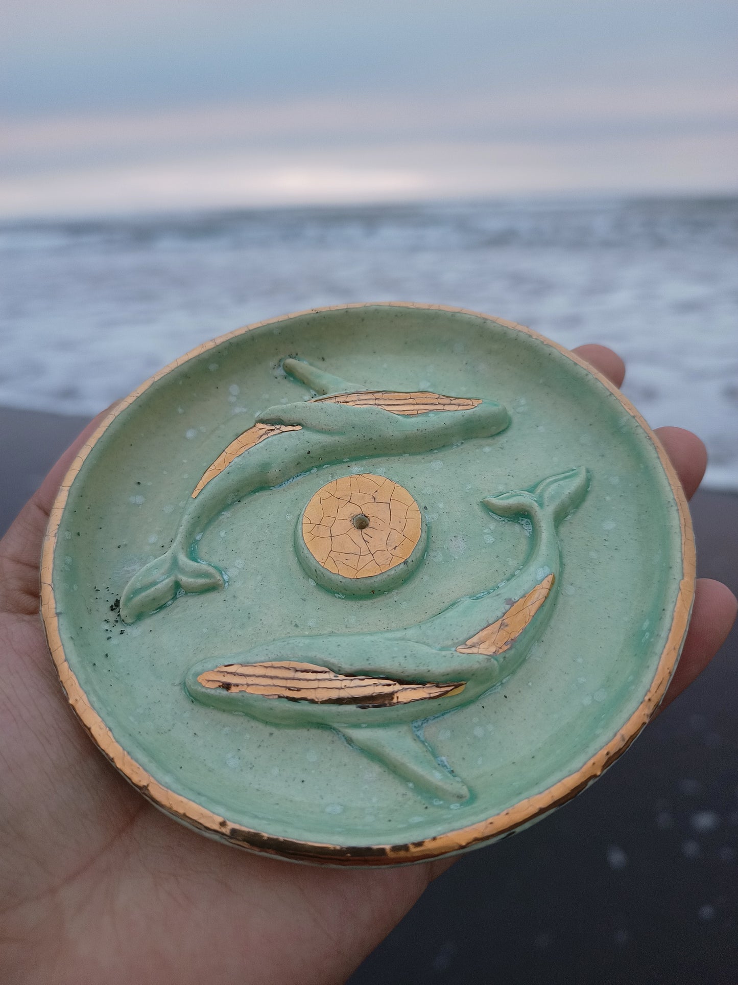 Porta incienso Doble Ballenita