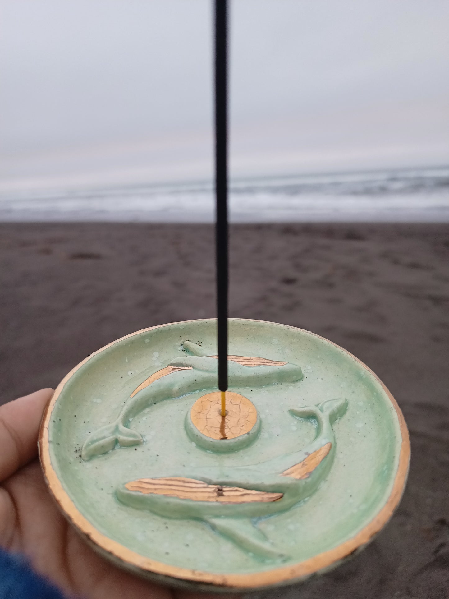 Porta incienso Doble Ballenita