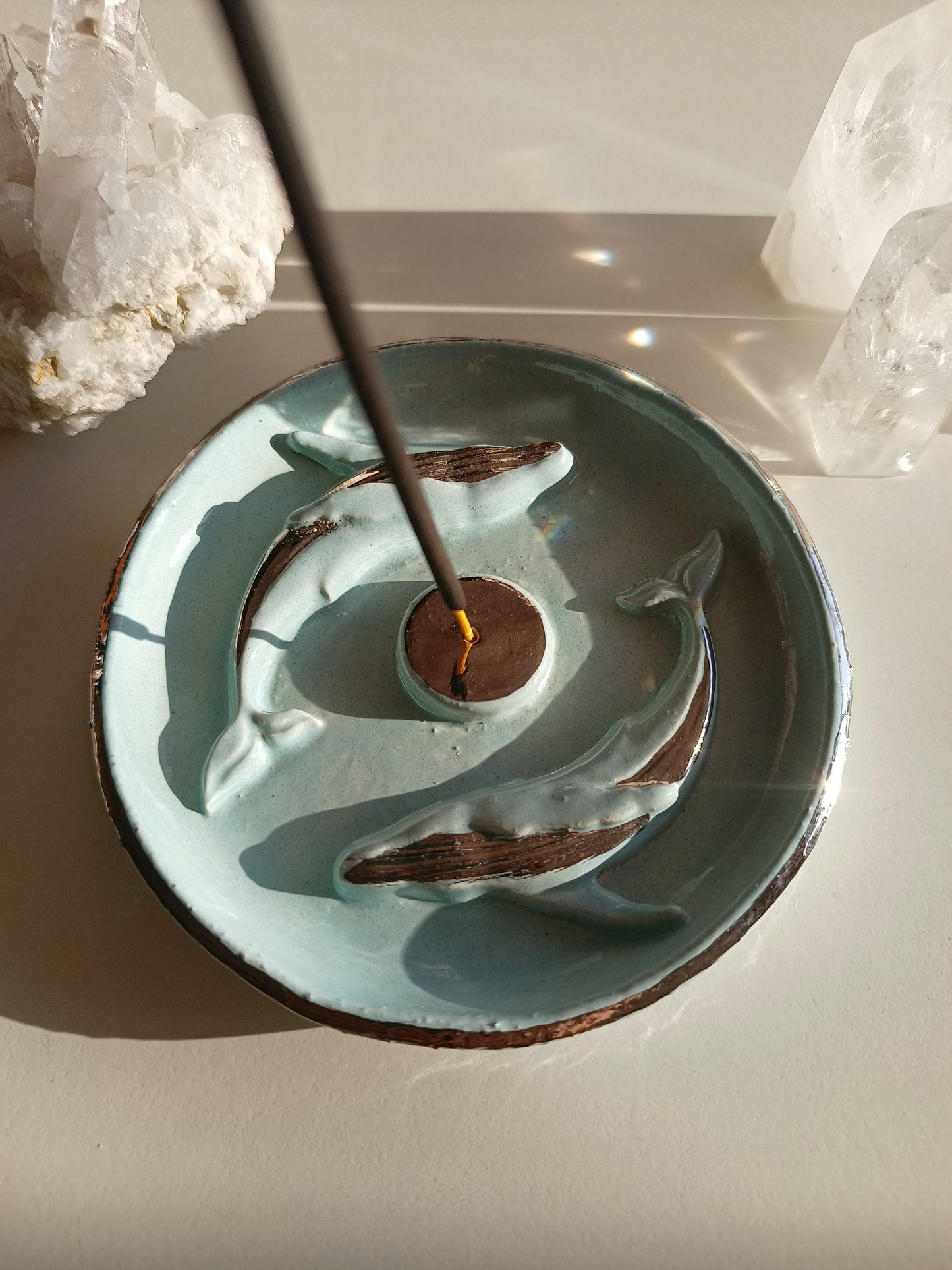 Porta incienso Doble Ballenita