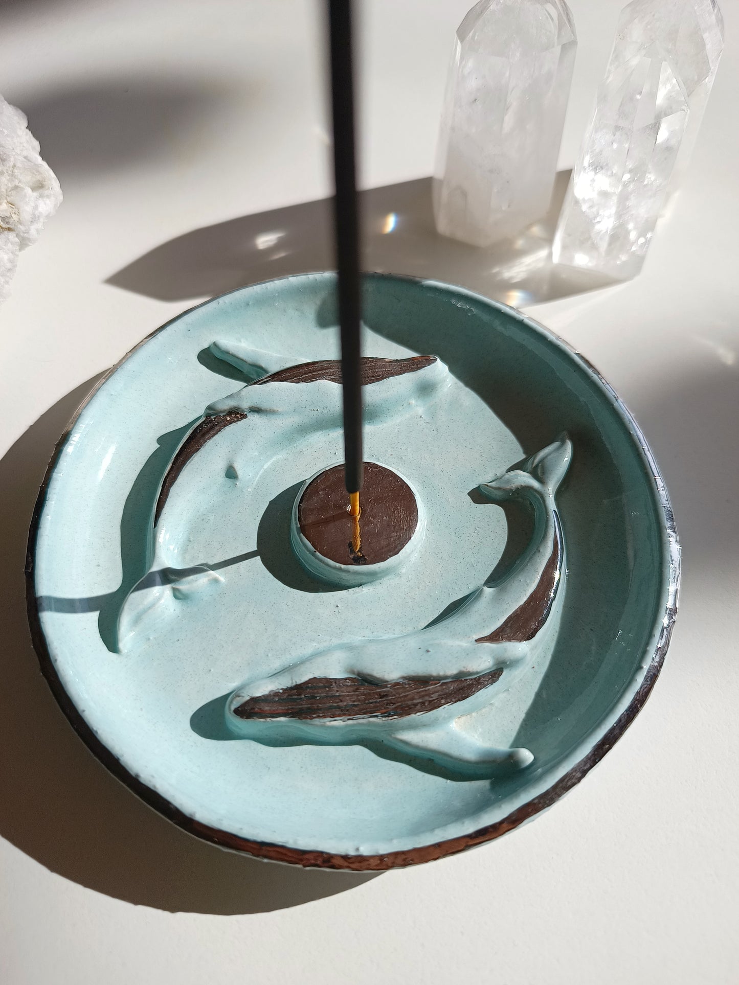 Porta incienso Doble Ballenita