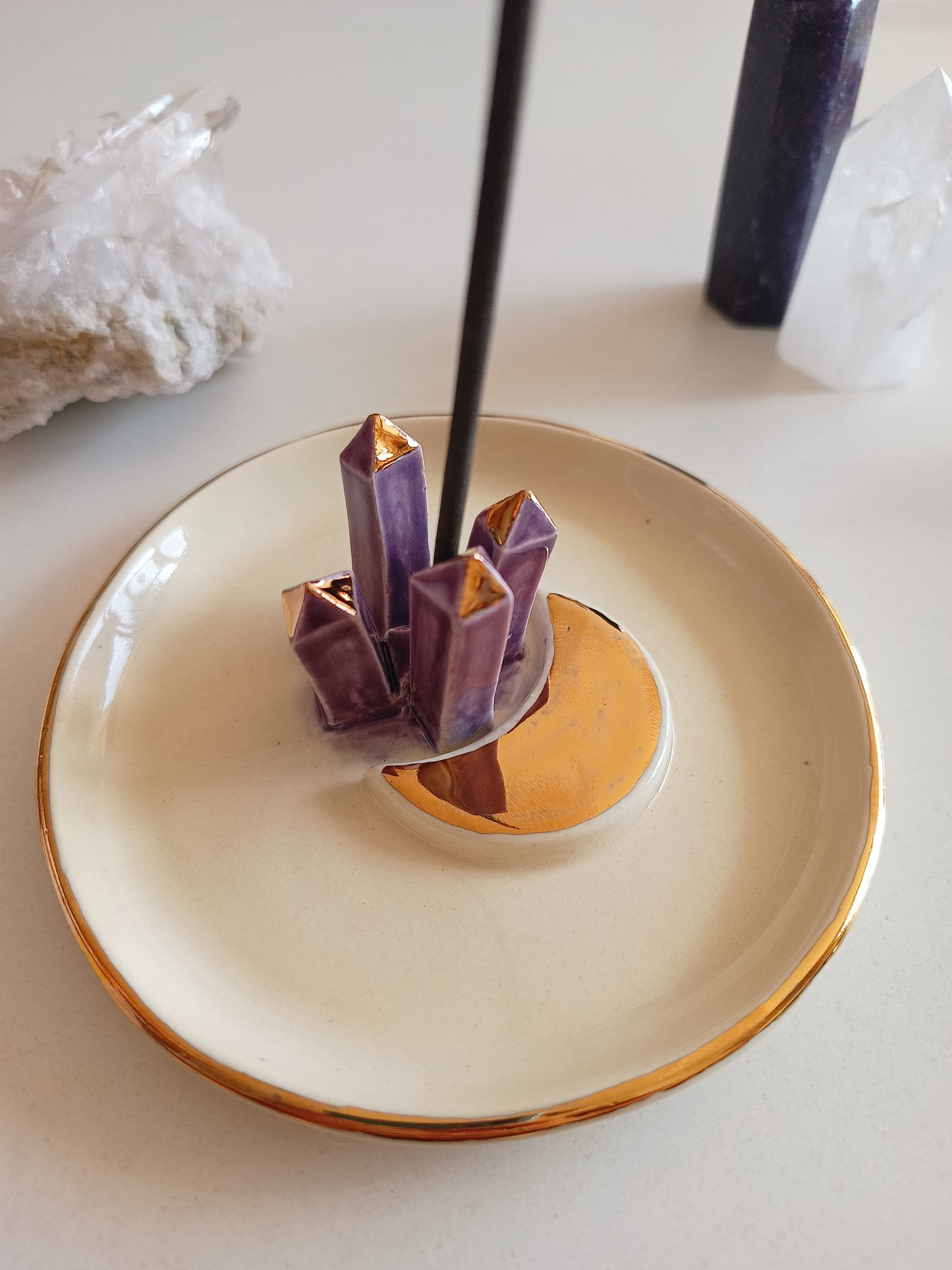 Porta incienso Cristales Lunar