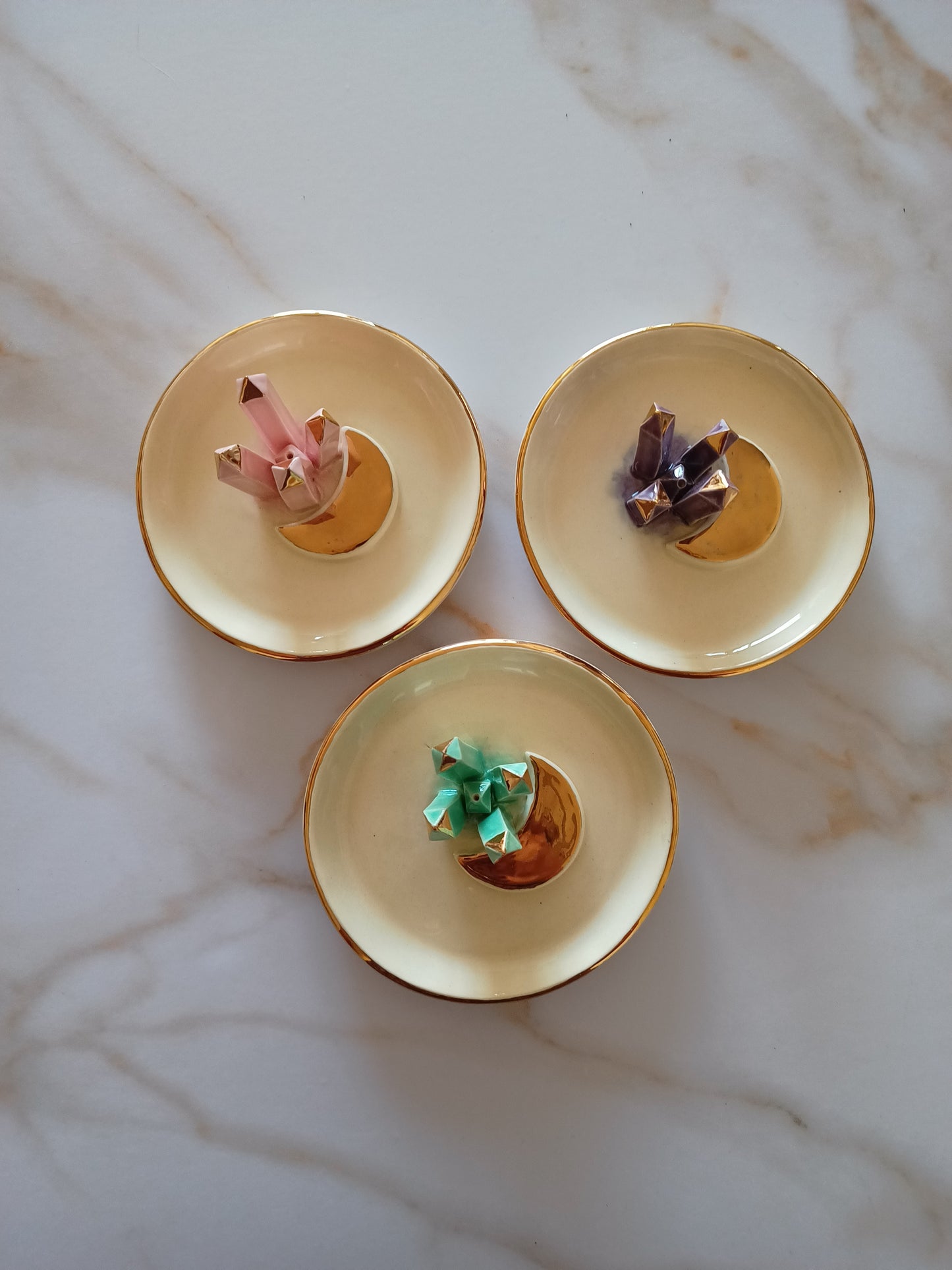 Porta incienso Cristales Lunar