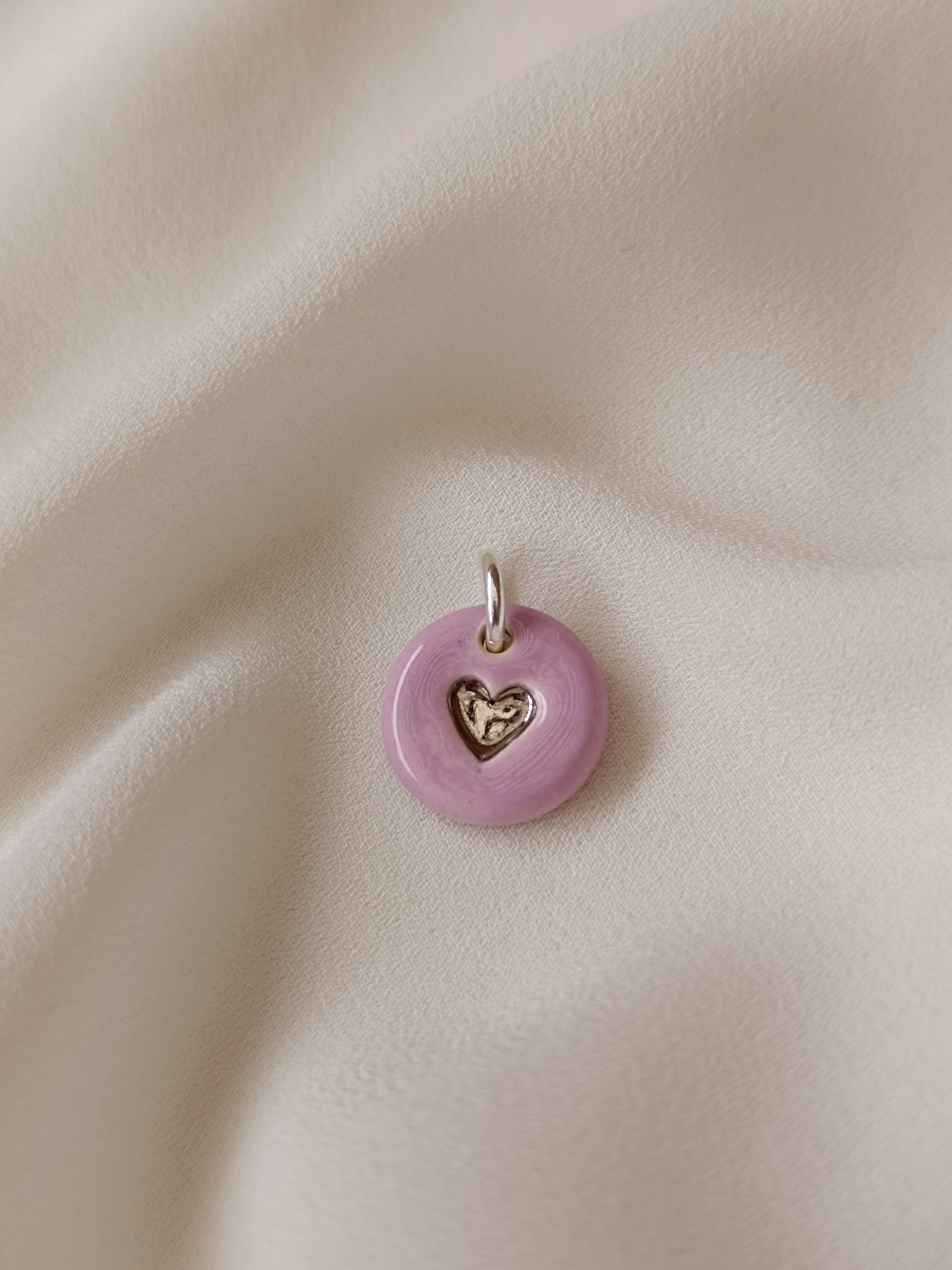 Dije corazón petit plata