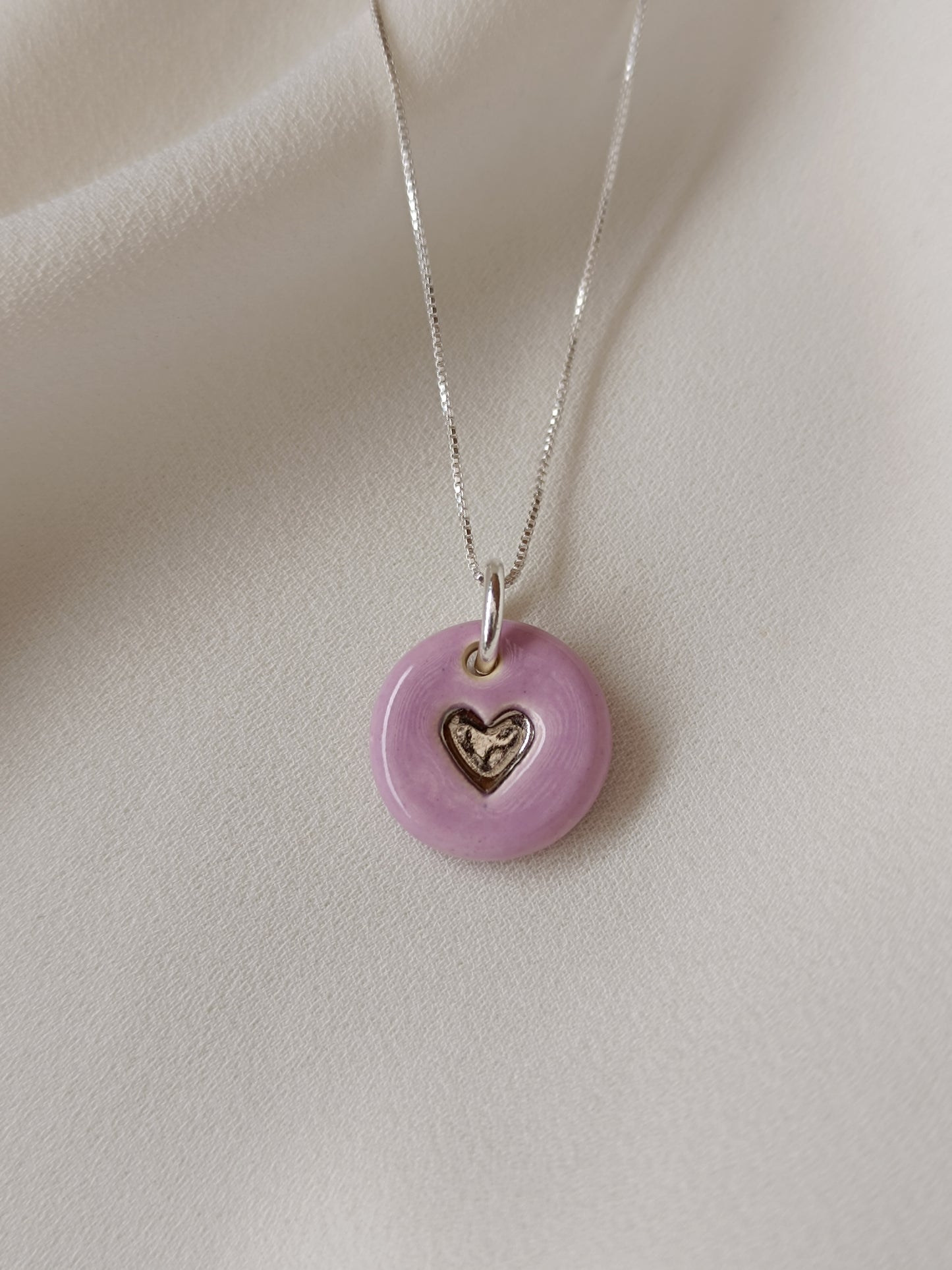 Dije corazón petit plata