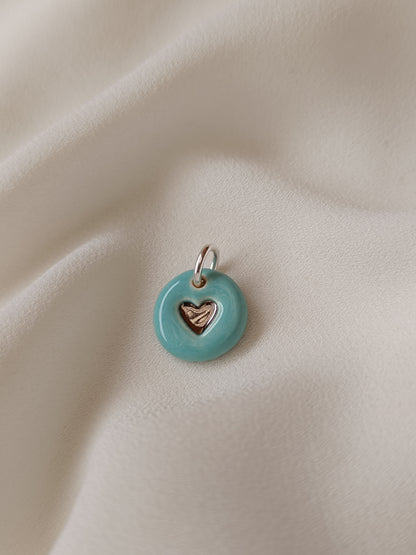 Dije corazón petit plata